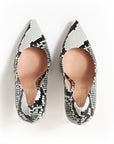 Nudefarbener Pumps aus Nappaleder mit rosa Futter und 100 mm Stilettoabsatz