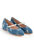 Ballerina Denim Blu
