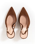 Chanel Cacao fodera Rosa tacco a spillo 70mm