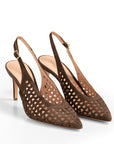 Chanel Python-Print-Leder mit 100-mm-Stilettoabsatz