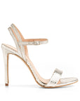 Sandalo Viper Mirror Argento, stiletto 100mm