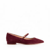 Ballerina Mergellina Camoscio Bordeaux