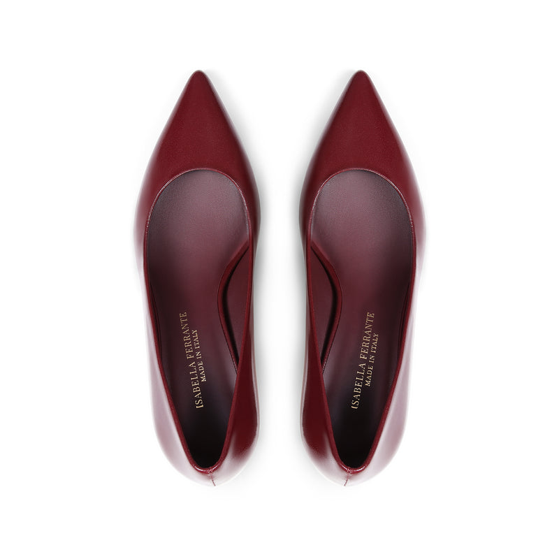 Décolleté Nappa Rossa, stiletto 70mm