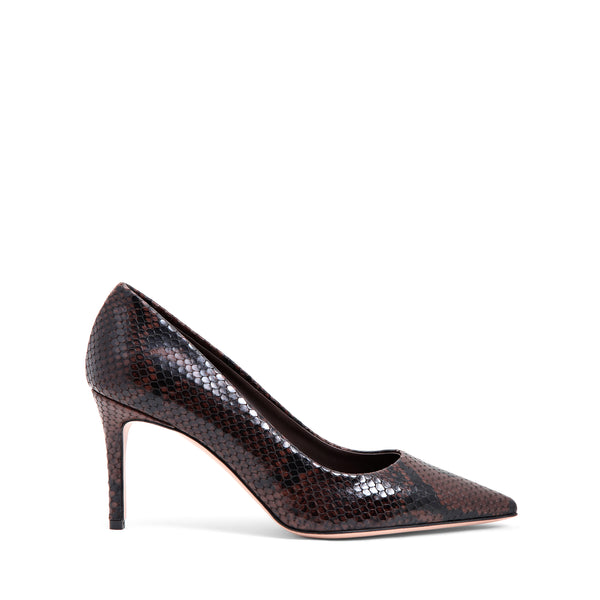 Décolleté Pitone Moro, stiletto 70mm