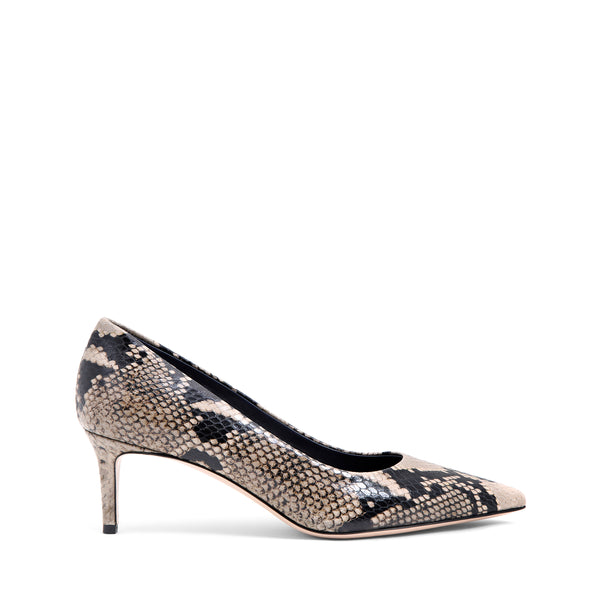 Décolleté Pitone Sabbia, stiletto 50mm