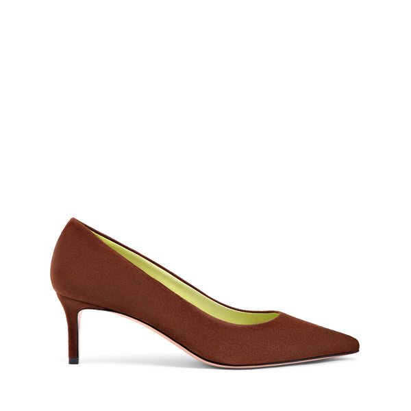 Décolleté Camoscio Terra, stiletto 55mm