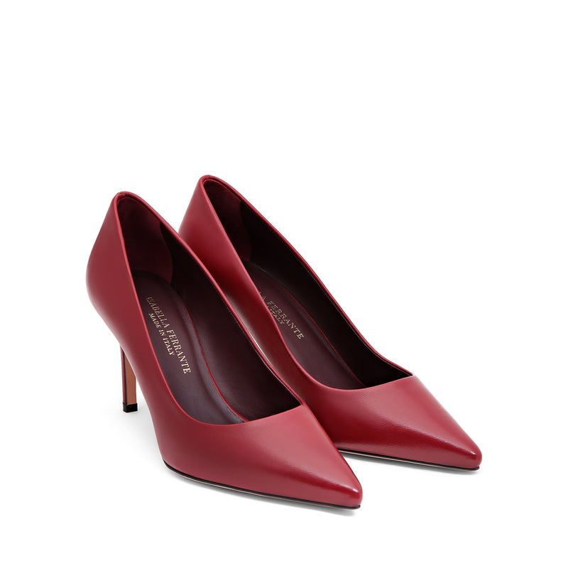 Décolleté Nappa Rossa, stiletto 70mm
