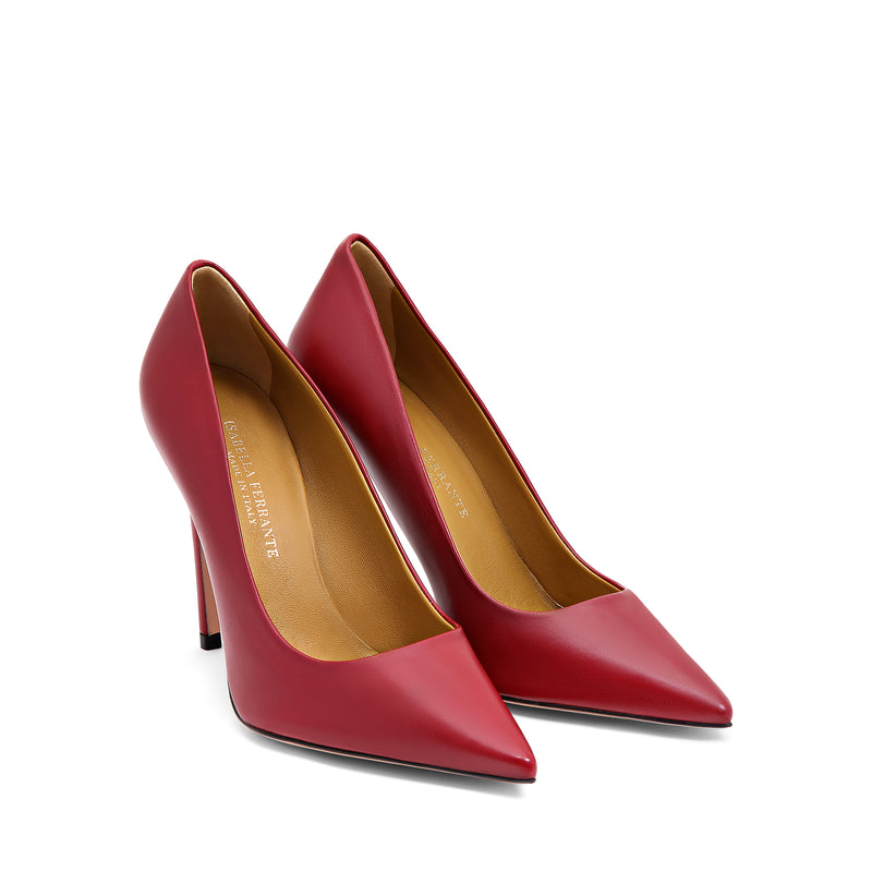 Décolleté Nappa Rossa, stiletto 100mm