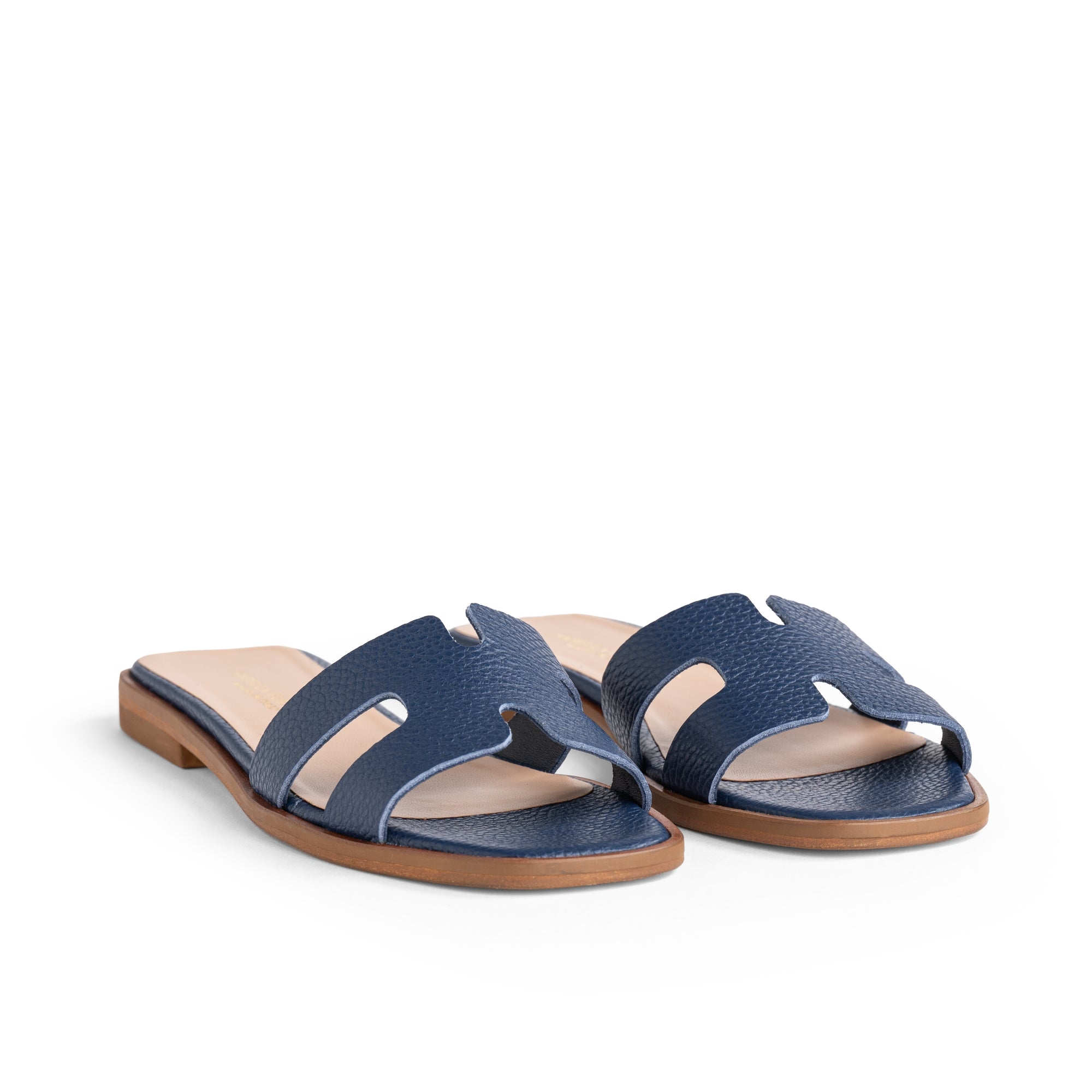 Sandalo H Pelle Bottalata Blu