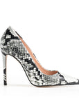 Nudefarbener Pumps aus Nappaleder mit rosa Futter und 100 mm Stilettoabsatz