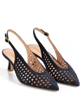 Chanel Python-Print-Leder mit 100-mm-Stilettoabsatz