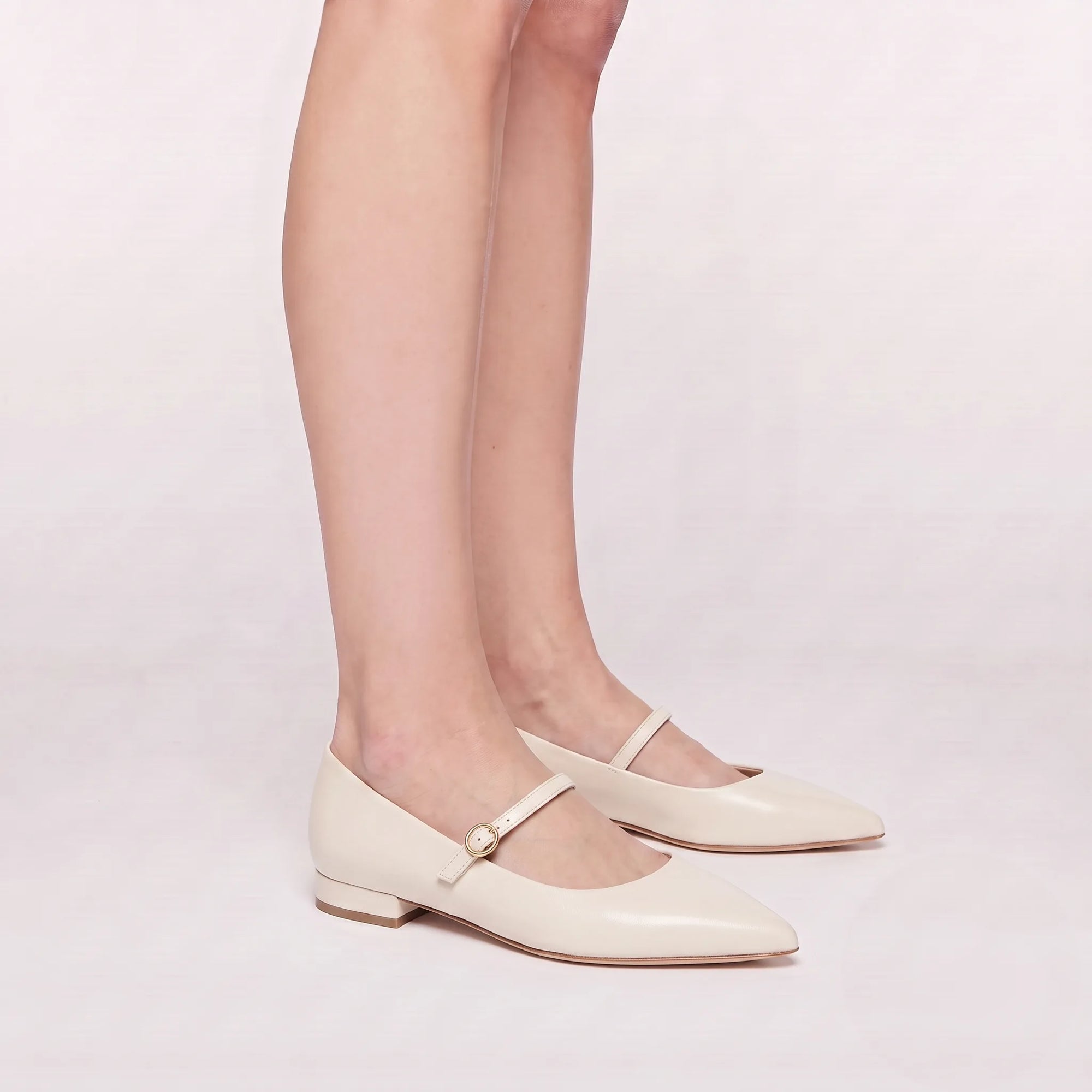 Ballerina Nappa Off White