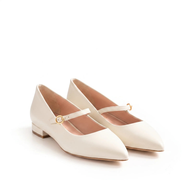 Ballerina Nappa Off White