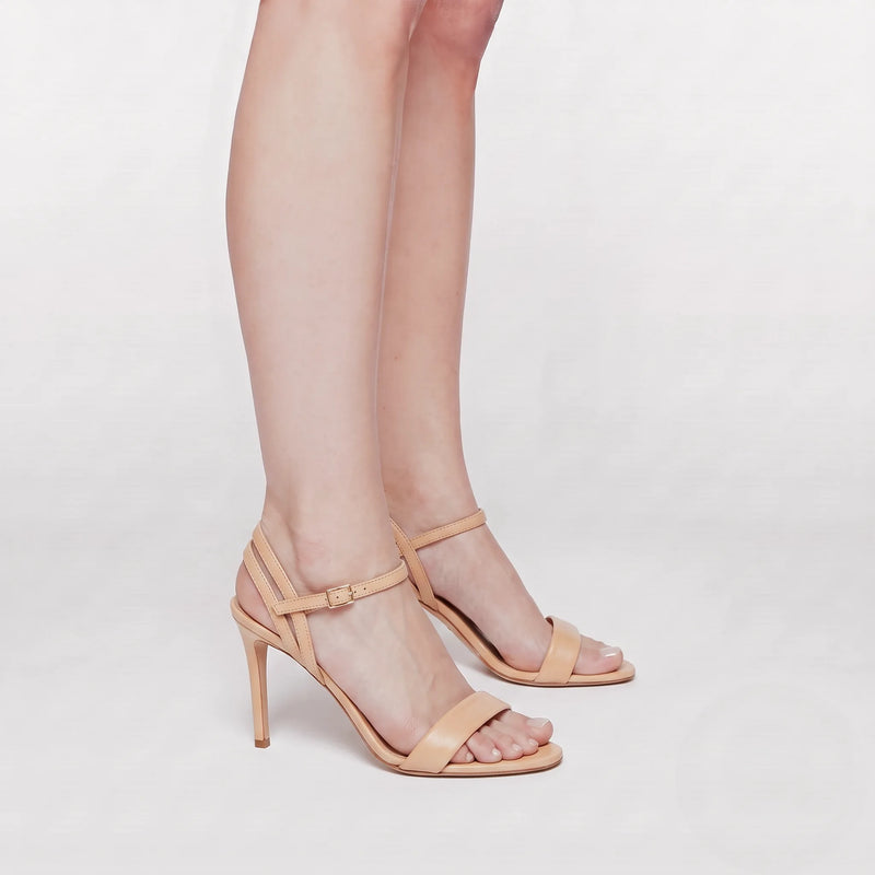Sandalo Nappa Skin, stiletto 100mm