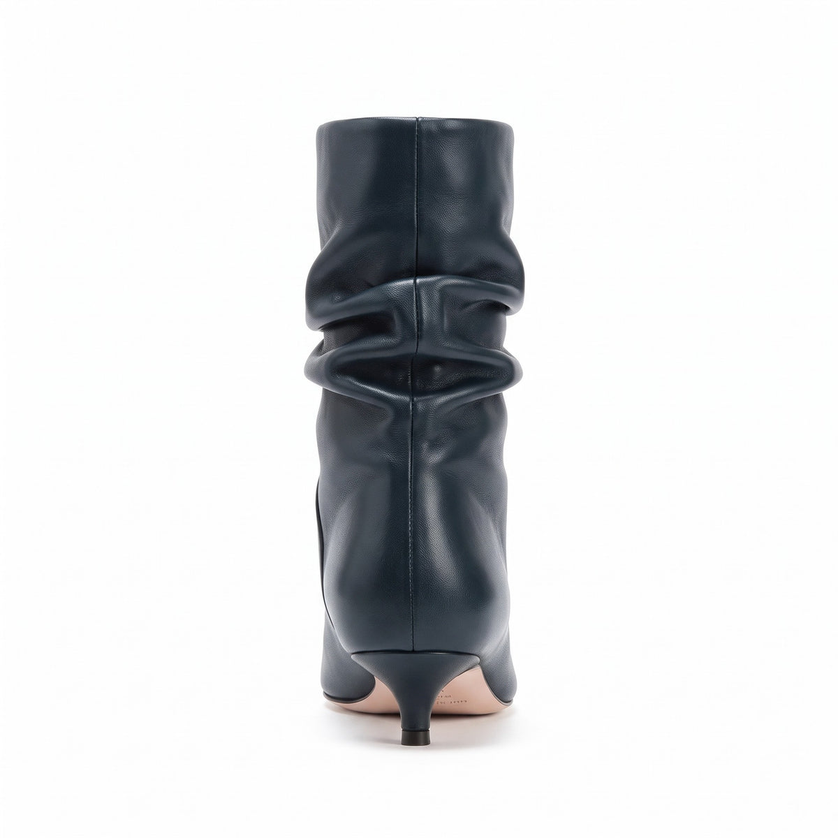 Tronchetto Spaccanapoli Pelle Guanto Ocean, stiletto 30mm