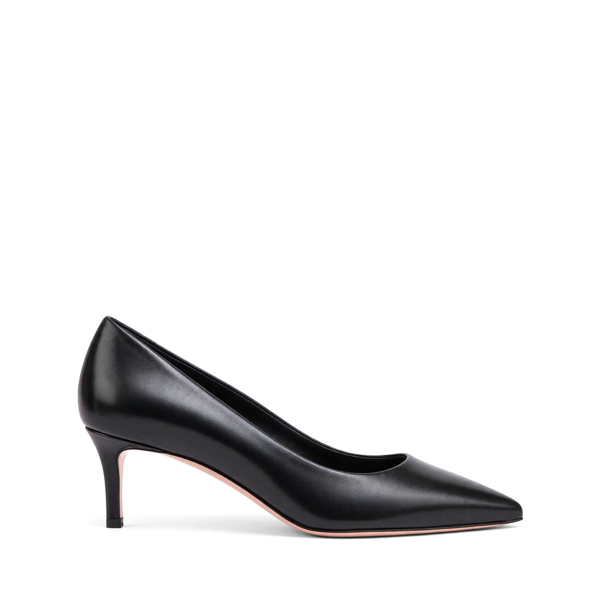Décolleté Petraio Nappa Nero, stiletto 55mm