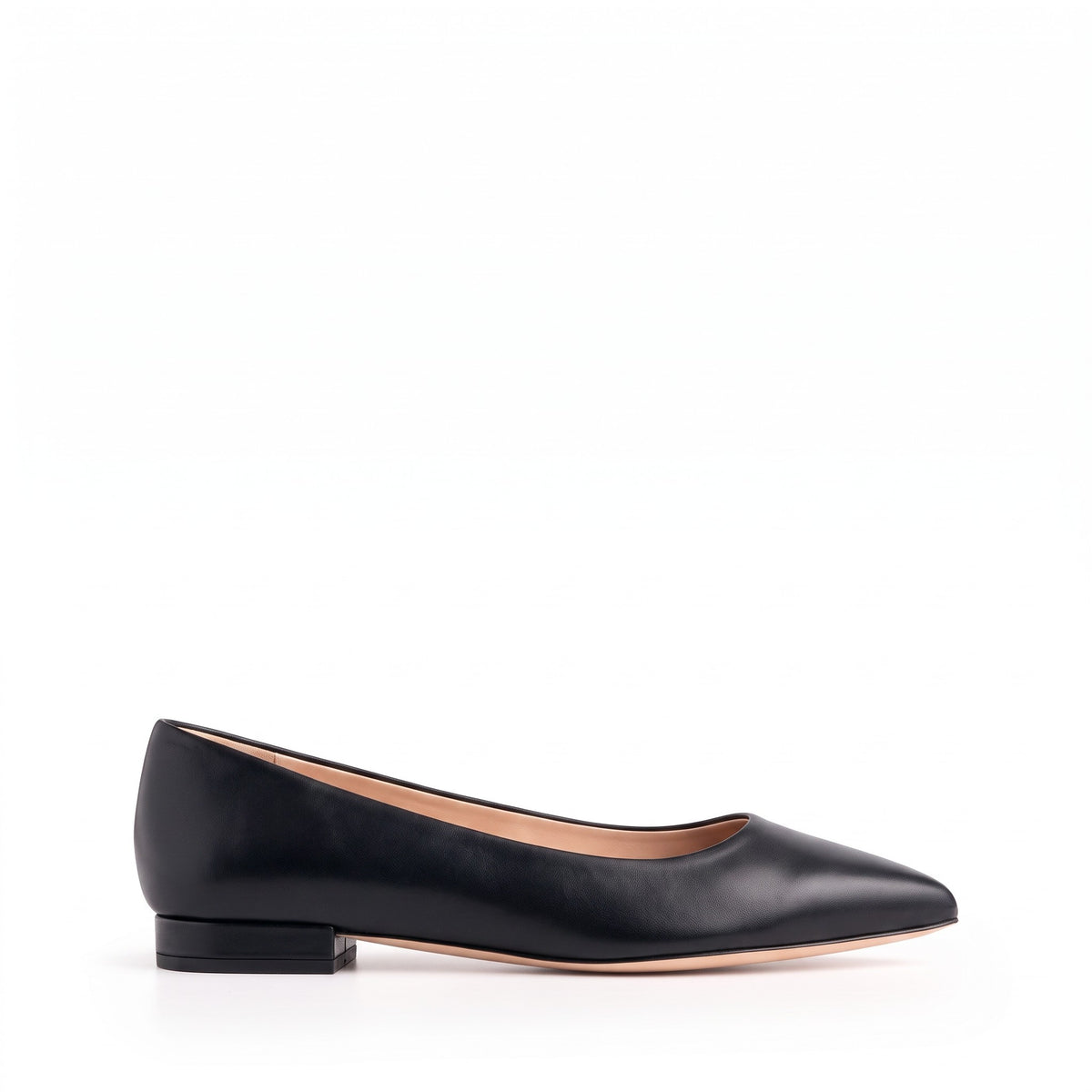 Ballerina Riva Fiorita Nappa Nera
