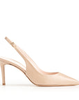Chanel geflochten, weiß, rosa Futter, Stilettoabsatz 70 mm
