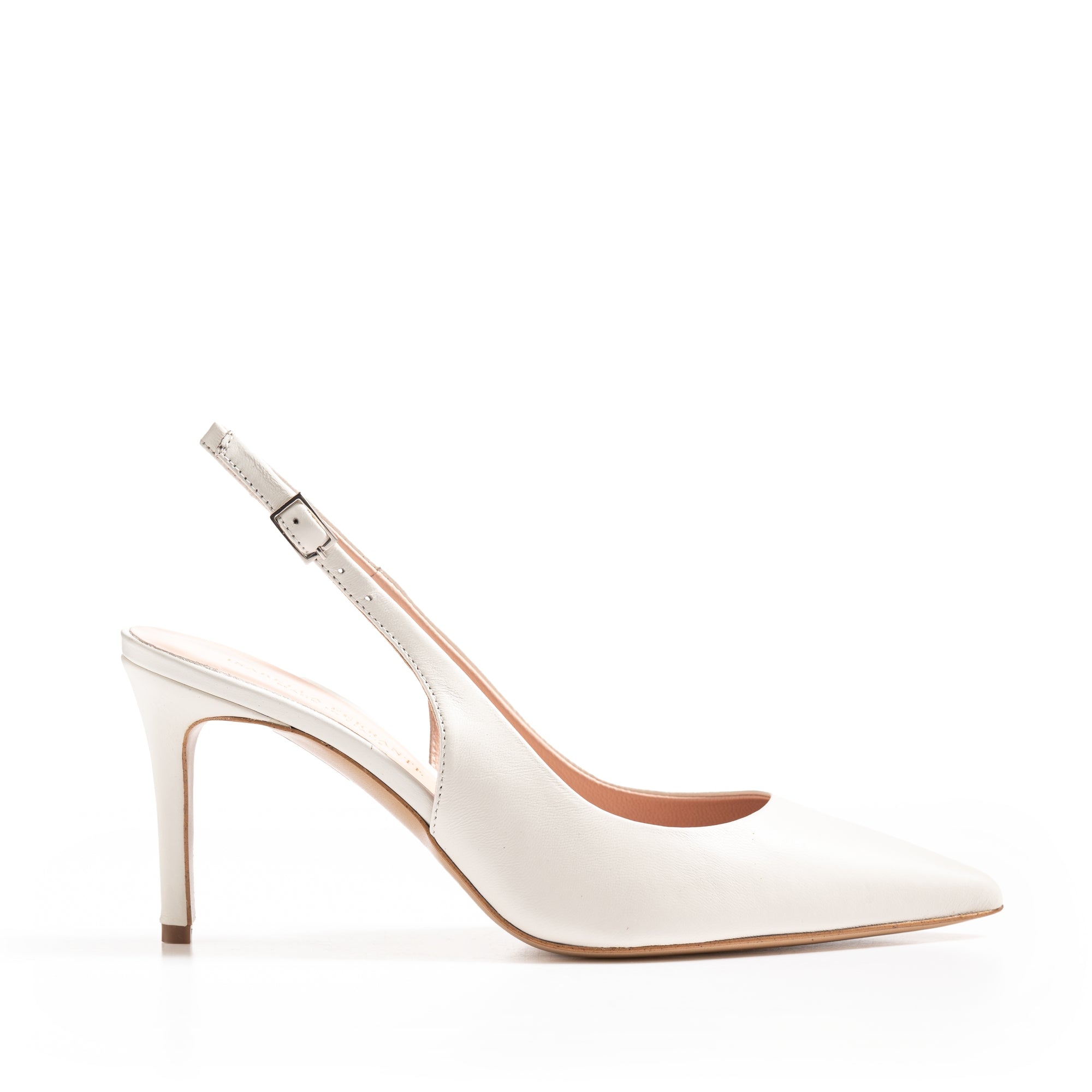 Classic Terra d'Umbria suede pump with green lining and 50 mm stiletto heel