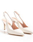 Classic Terra d'Umbria suede pump with green lining and 50 mm stiletto heel