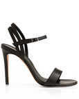 Sandalo Nappa Nero, stiletto 100mm