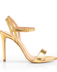 Sandalo Viper Mirror Gold, stiletto 100mm