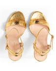 Sandalo Viper Mirror Gold, stiletto 100mm