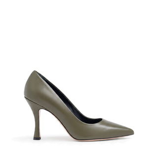 Décolleté Partenope Nappa Verde Loden