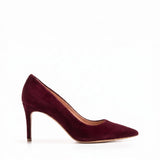 Décolleté Chiaia Camoscio Bordeaux