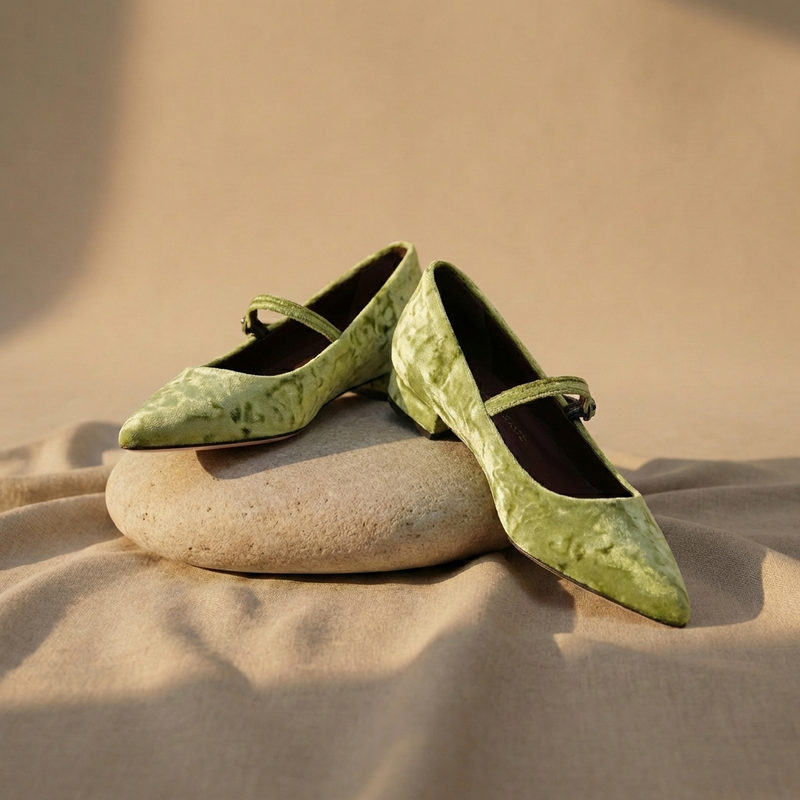 Ballerina Raso Lime