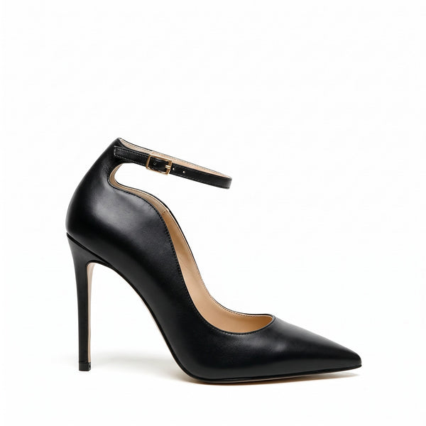 Décolleté Nappa Nera, stiletto 100mm