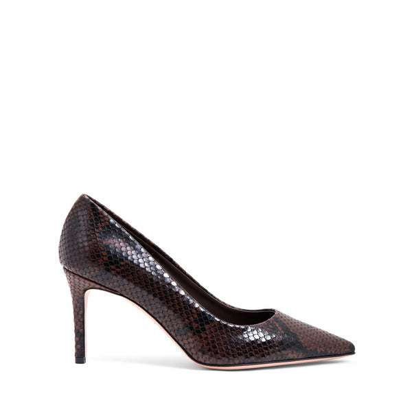 Décolleté Pitone Moro, stiletto 70mm