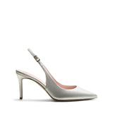 Slingback Posillipo Laminata Argento